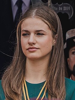 October 31 – Leonor, Princess of Asturias